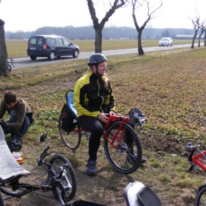 Pinkelpause am Straßenrand