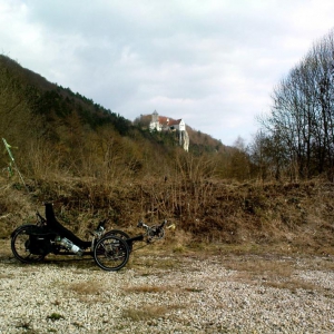 Blick auf Schloss Prunn