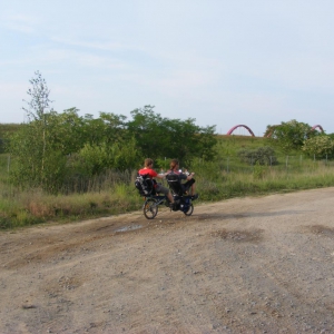 Tandemprobefahrten am Tagebau