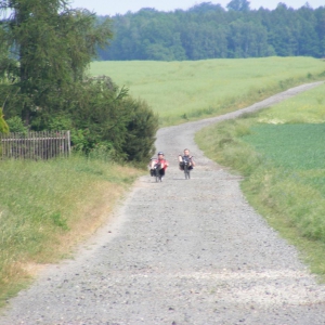 Nachzügler im Offroadabschnitt