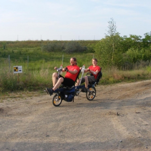 Tandemprobefahrten am Tagebau