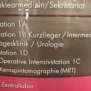 Krankenhaus für Liegeräder