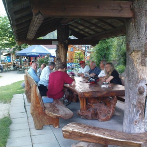 Vorabend der Tour im Fuchsgarten