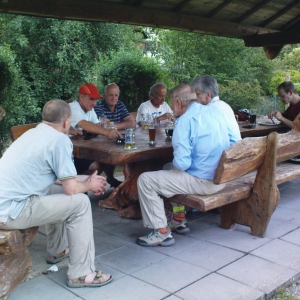 Vorabend der Tour im Fuchsgarten