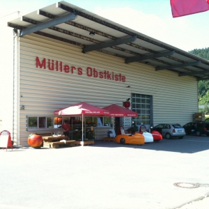 Pause bei Muellers Obstkiste 3