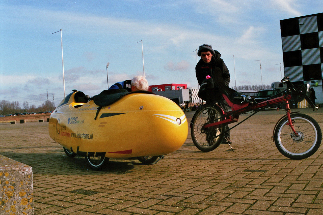 Ankunft bei der TT Messehalle in Assen