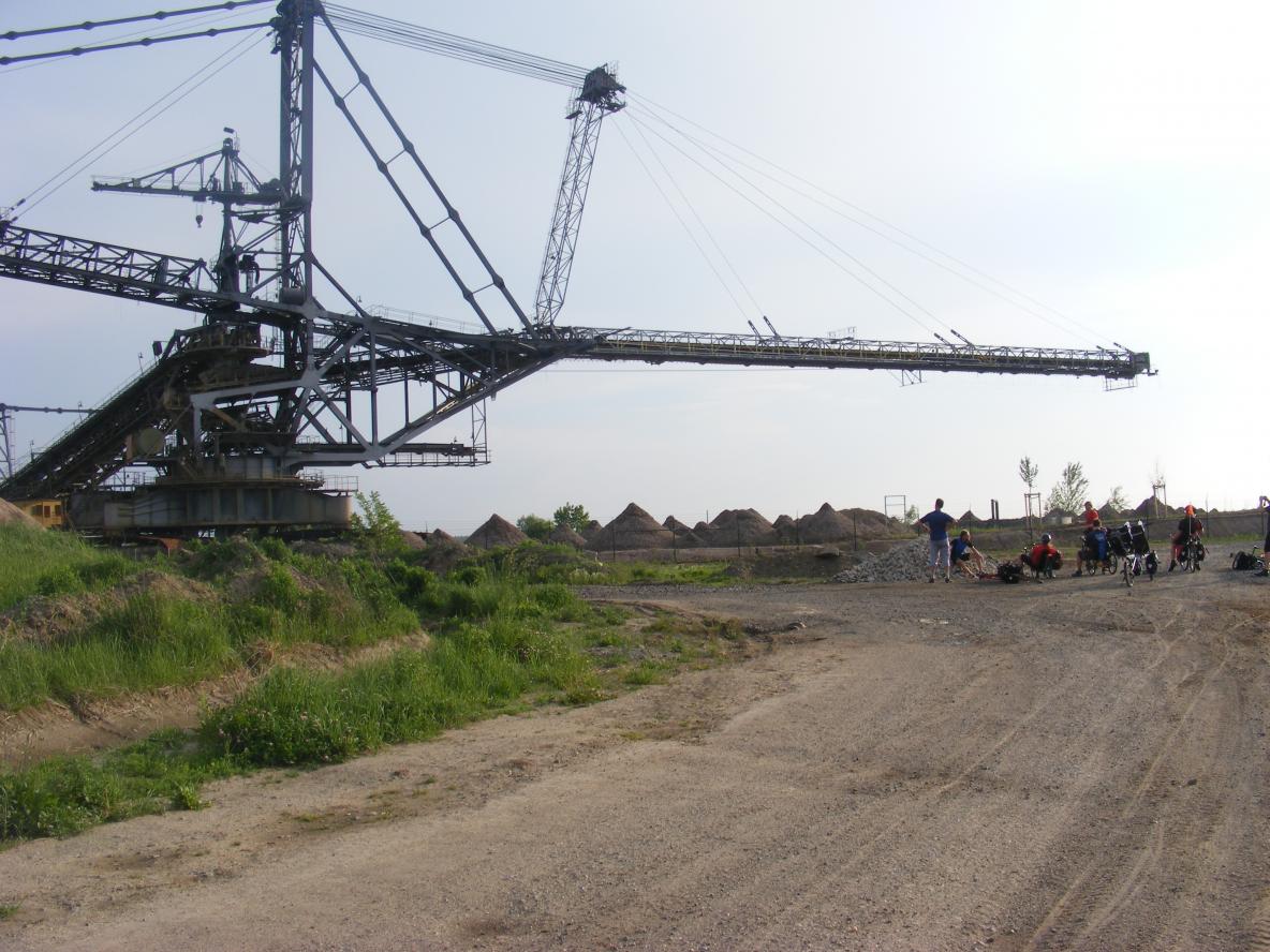 Förderbrücke am Markkleeberger See