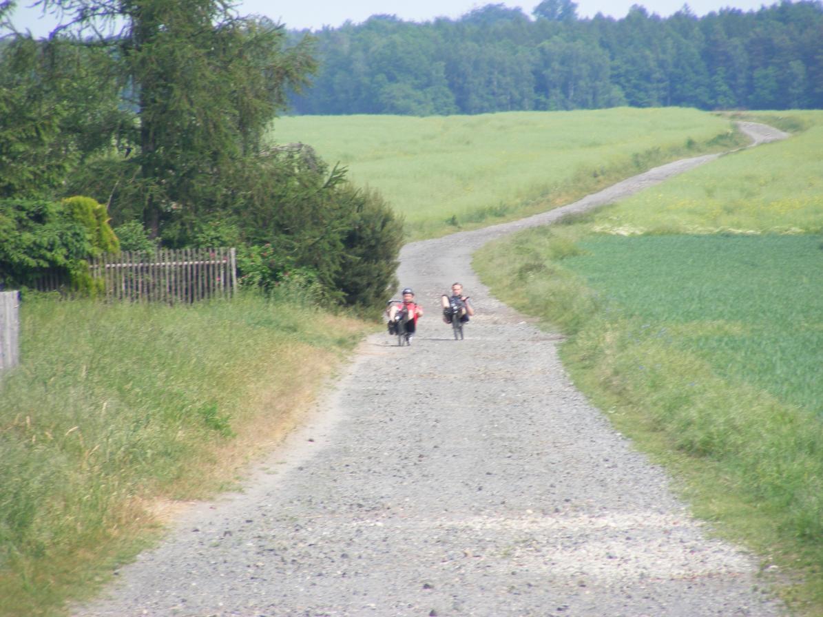 Nachzügler im Offroadabschnitt