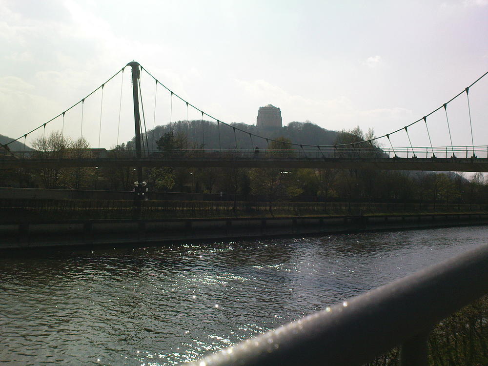 Trike 15 Fußgängerbrücke Main Donau Kanal Kelheim