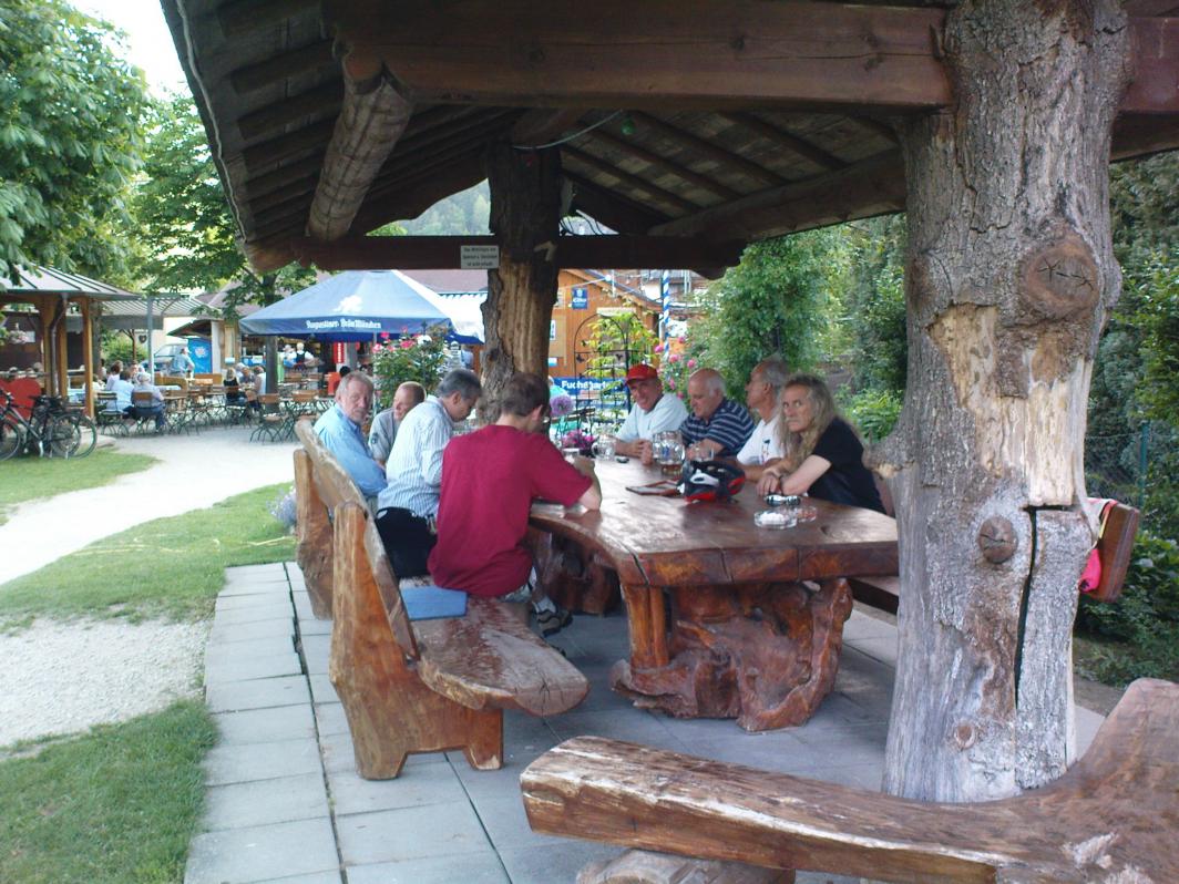 Vorabend der Tour im Fuchsgarten