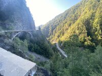 Beginn der Transfagarasan bei Arefu