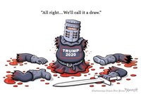 Clay Bennett  - trump election month python.jpg