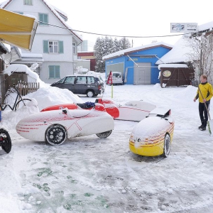 Bodensee Velomobiltreffen Winter 09.02.2013