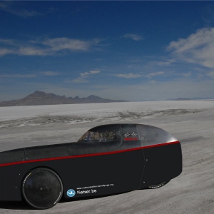 WAW black auf Salzsee in Bonneville