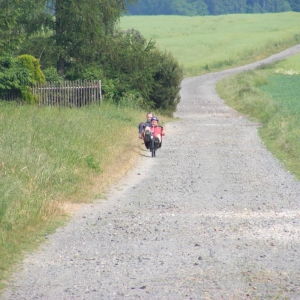 Nachzügler im Offroadabschnitt