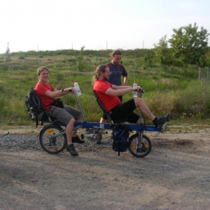 Tandemprobefahrten am Tagebau