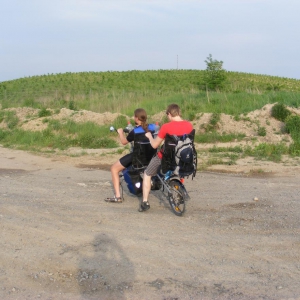 Tandemprobefahrten am Tagebau