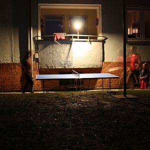 Winterpokal - Alternativsportart: Tischtennis im Dunkeln mit Flutlicht