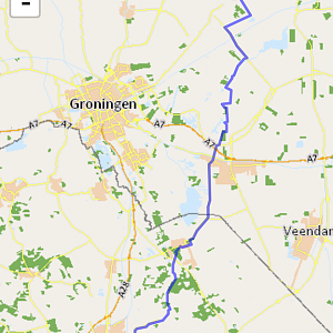 Die Route hergestellt von Fietsrouteplanner.fietsersbond.nl