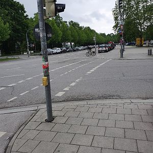 Kreuzung meine Fahrtrichtung