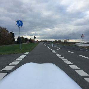 Blick aus dem Cockpit