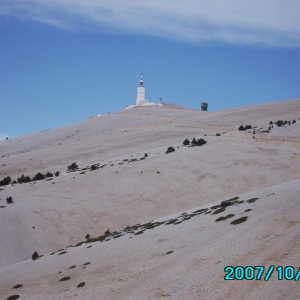 Mondlandschaft des Mt Ventoux - die letzten 7 Km ...