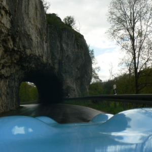 Felsentunnel im oberen Donautal