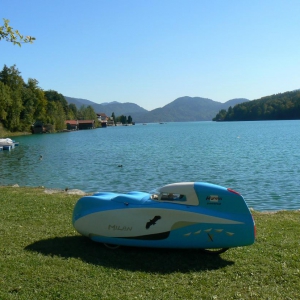 Zur Entspannung eine Pause am Walchensee