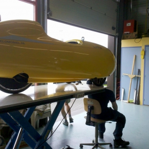 My Quest being finished at velomobiel.nl