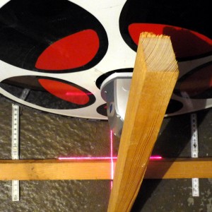 Spur mit Laser messen