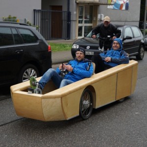 Quadrocycle aus Holz