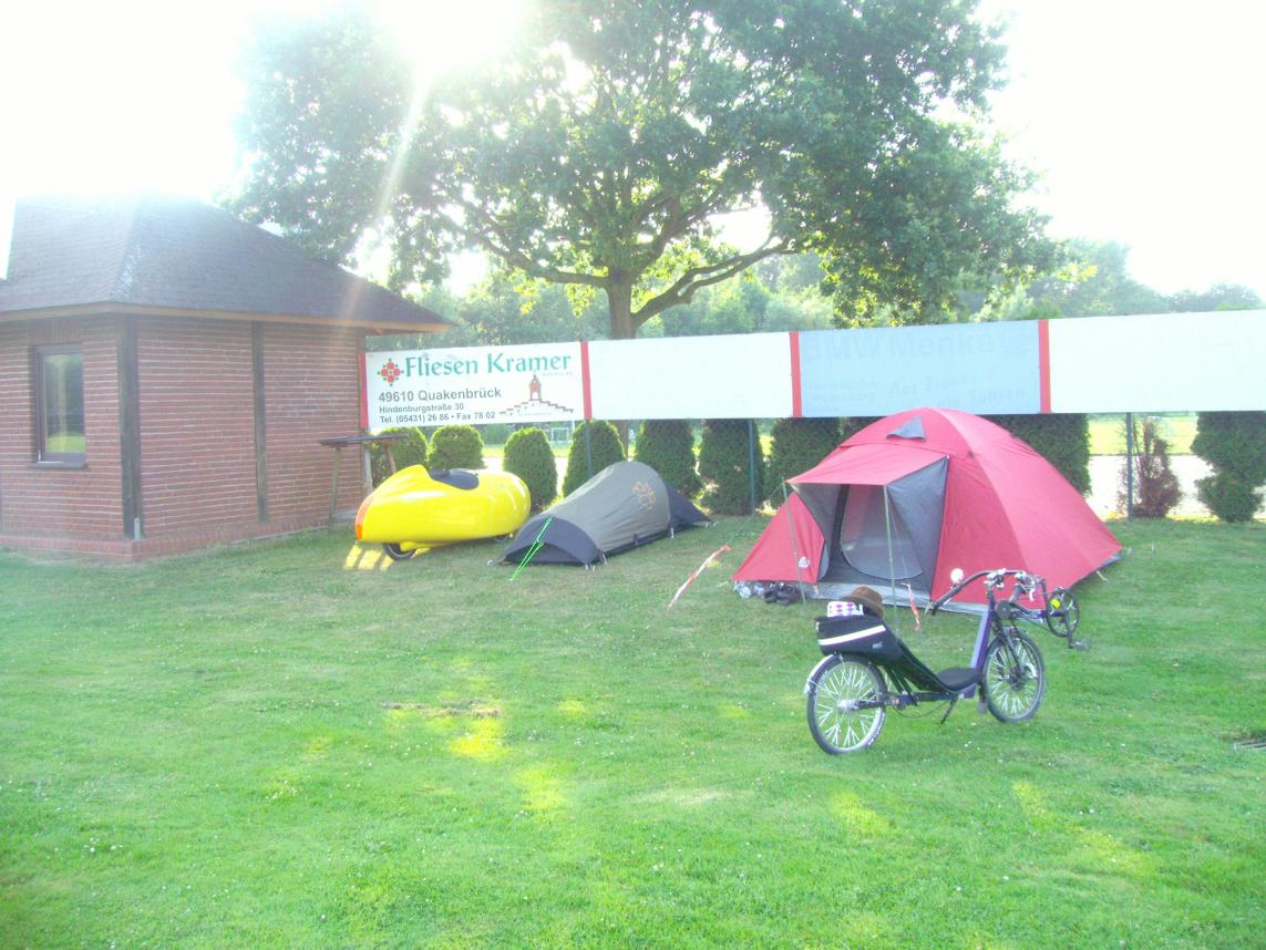 Auf dem Sportplatz