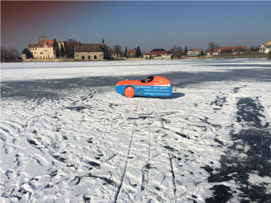Endlich ist der See zugefroren!