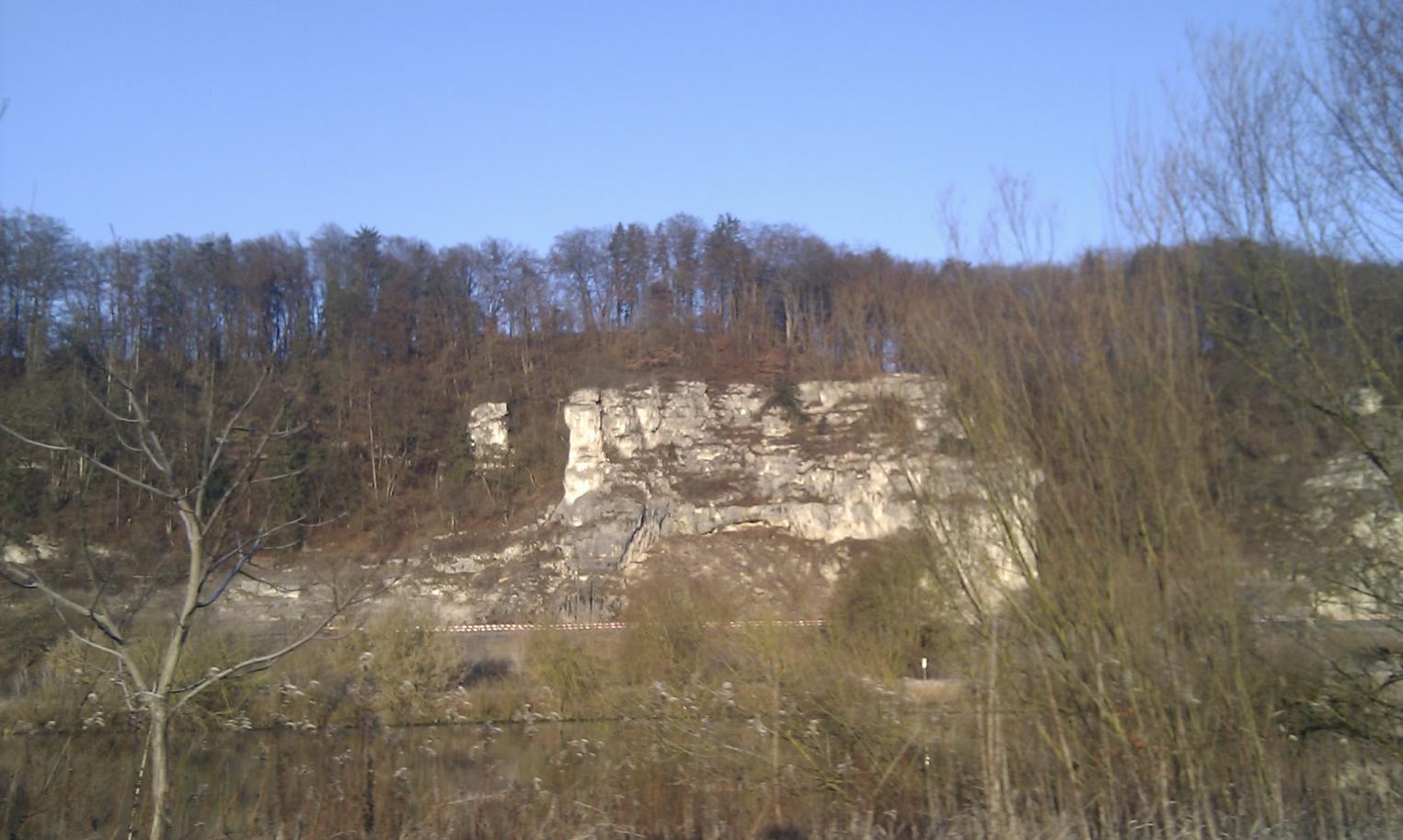 Felsen an der Donau