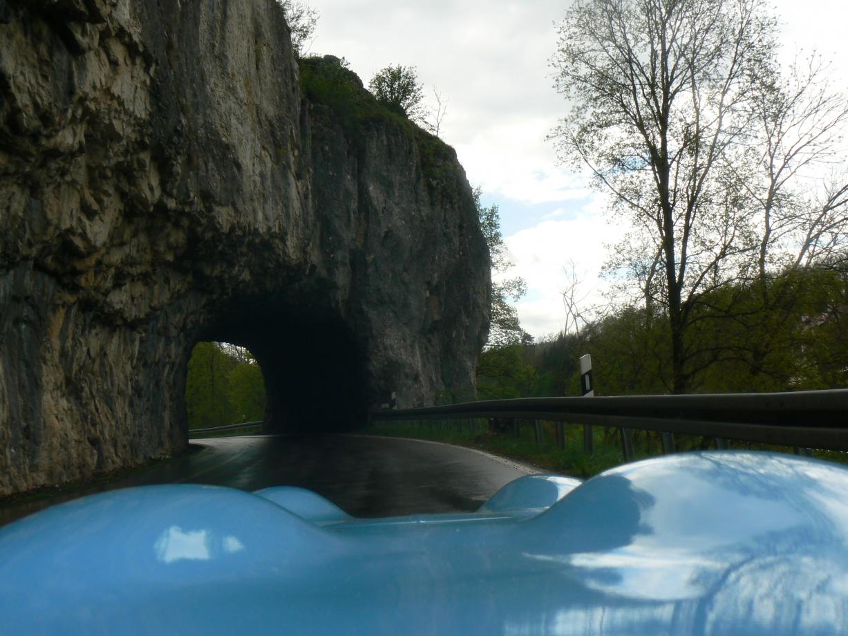 Felsentunnel im oberen Donautal