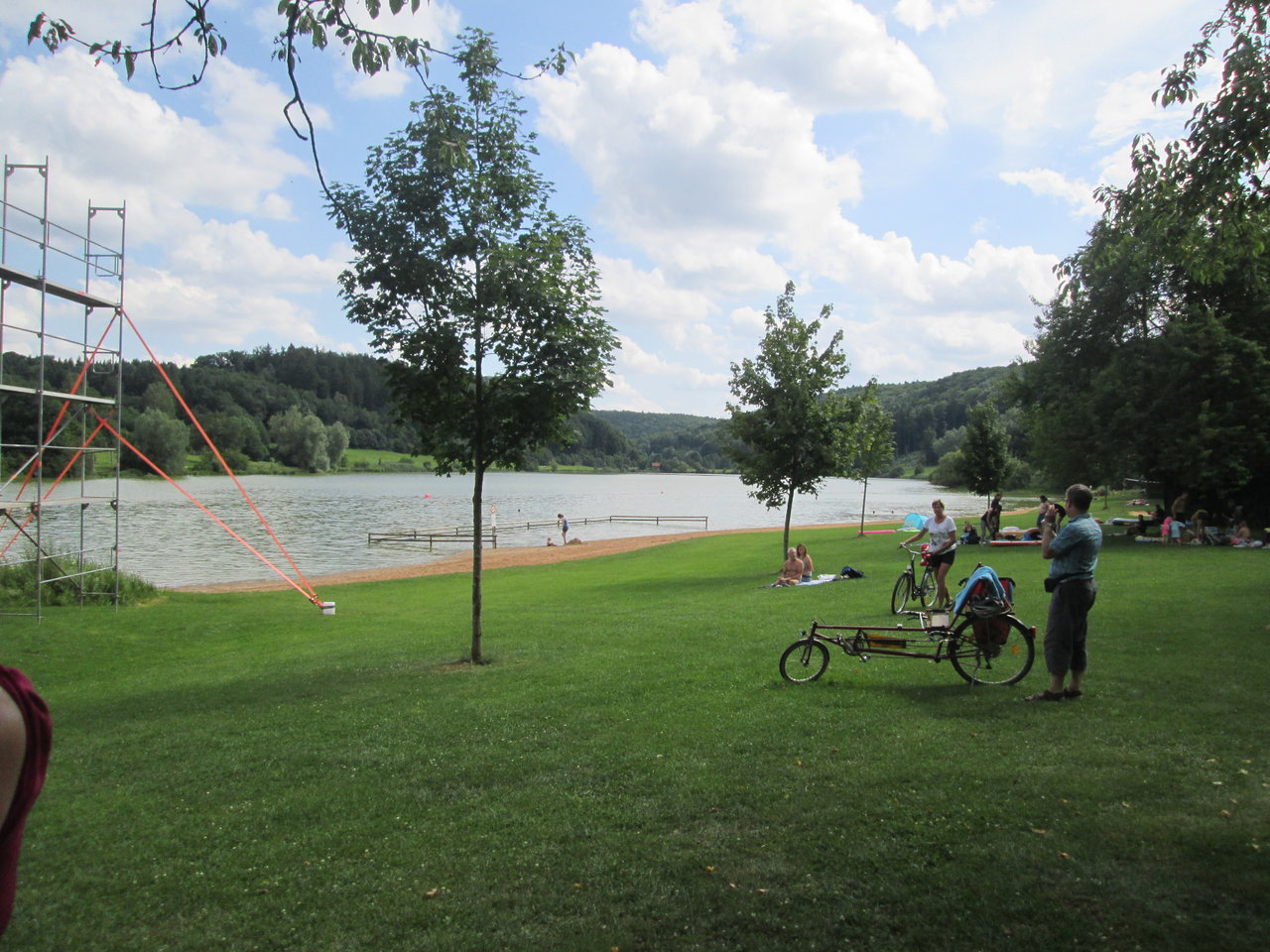 Hahnenkammsee Hechlingen (Badepause)