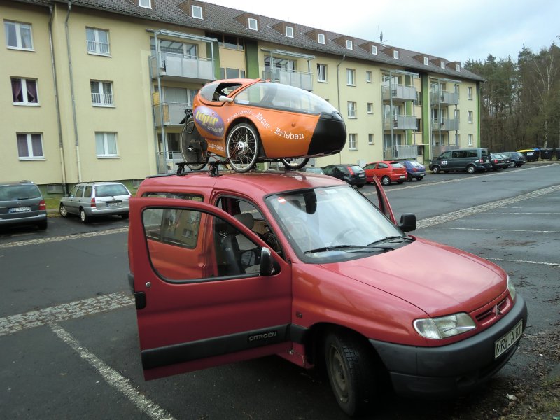 Meine Fahrt nach Hause war weniger Ruhmreich...