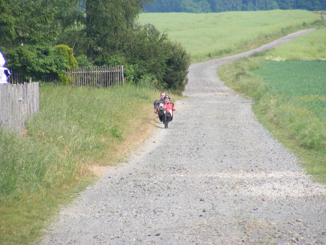 Nachzügler im Offroadabschnitt