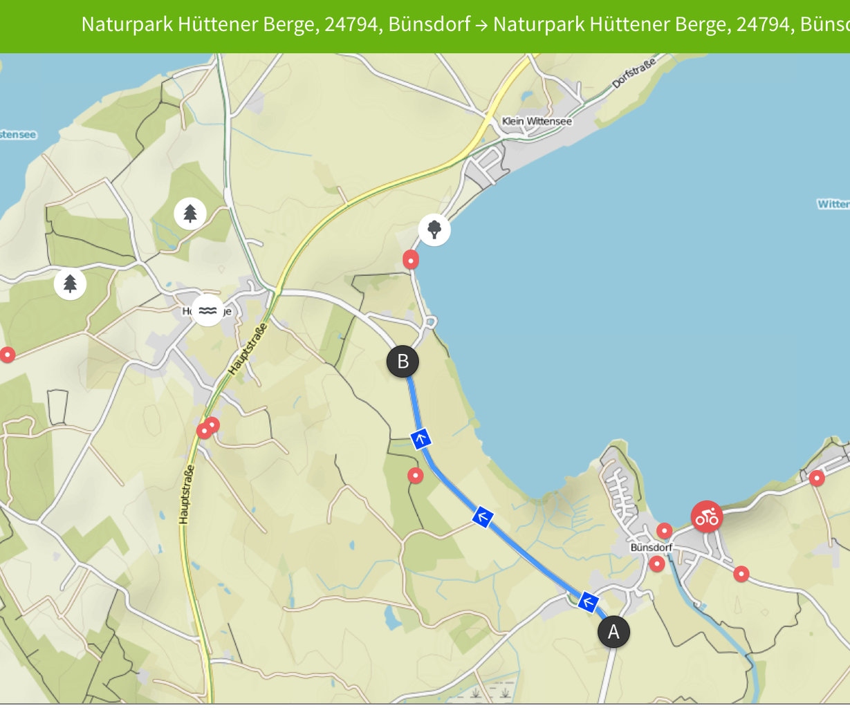 Rolltest in Bünsdorf