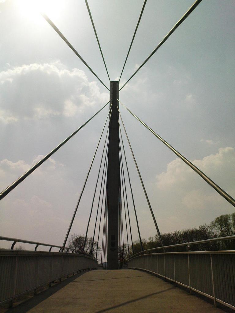 Trike 10 Brücke zur Donauinsel Aufhängung