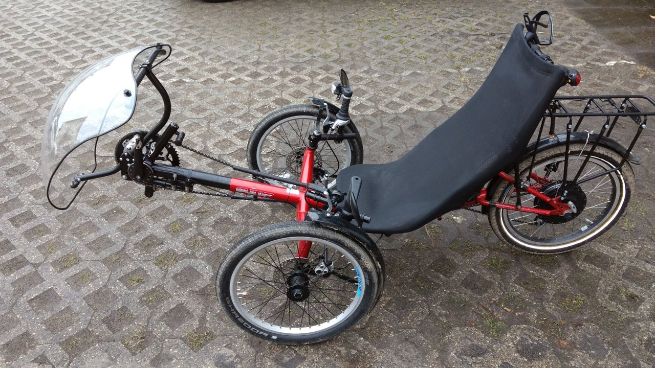 Trike mit Windwrap XT