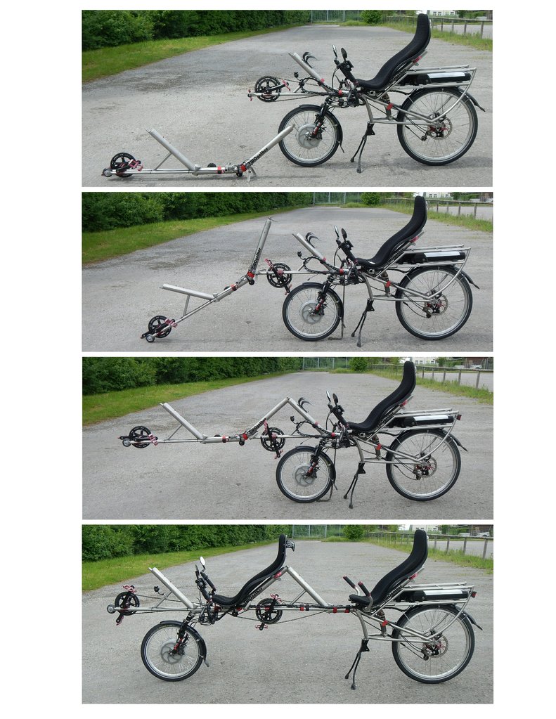 TWOgether 2 Umbau vom Einzelrad zum Tandem und umgekehrt