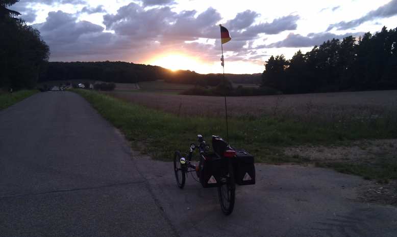 Wochenend-Heimfahrt (Erlangen-Freudenberg Opf), Aufnahme bei Bachetsfeld